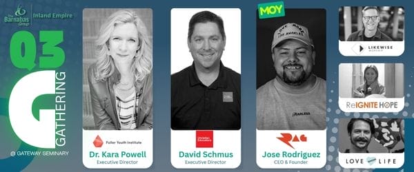 Q3 Gathering at Gateway Seminary with featured speakers.